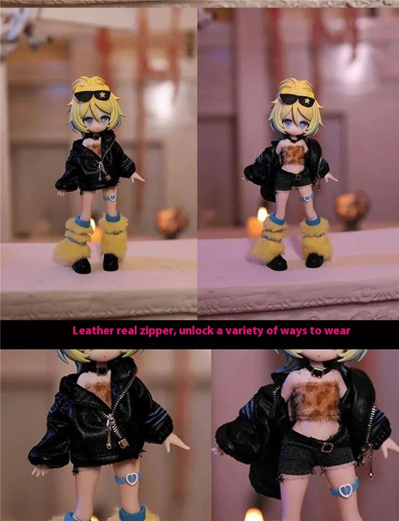 Crazy Pretty BJD Blind Box – Mini Boneca Articulada para Desktop Decor