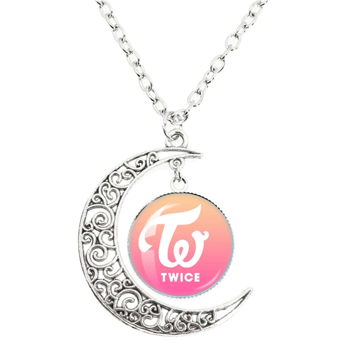 Colar TWICE Candybong Z – Pingente Lua Kawaii  Acessório para Fãs