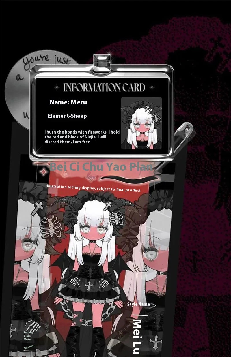 Crazy Pretty BJD Blind Box – Mini Boneca Articulada para Desktop Decor