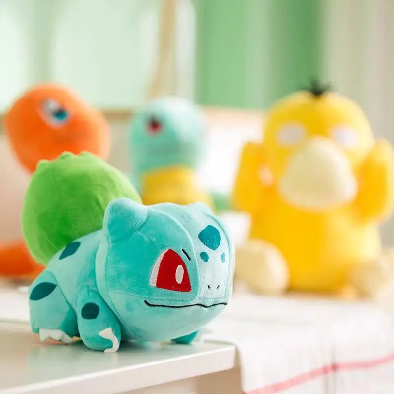 Anime Pokemon Plush Toys Charmander Bulbasaur Squirtle Pikachu Plush  Stuffed Animal Toy Pokemon Doll Kids Gift