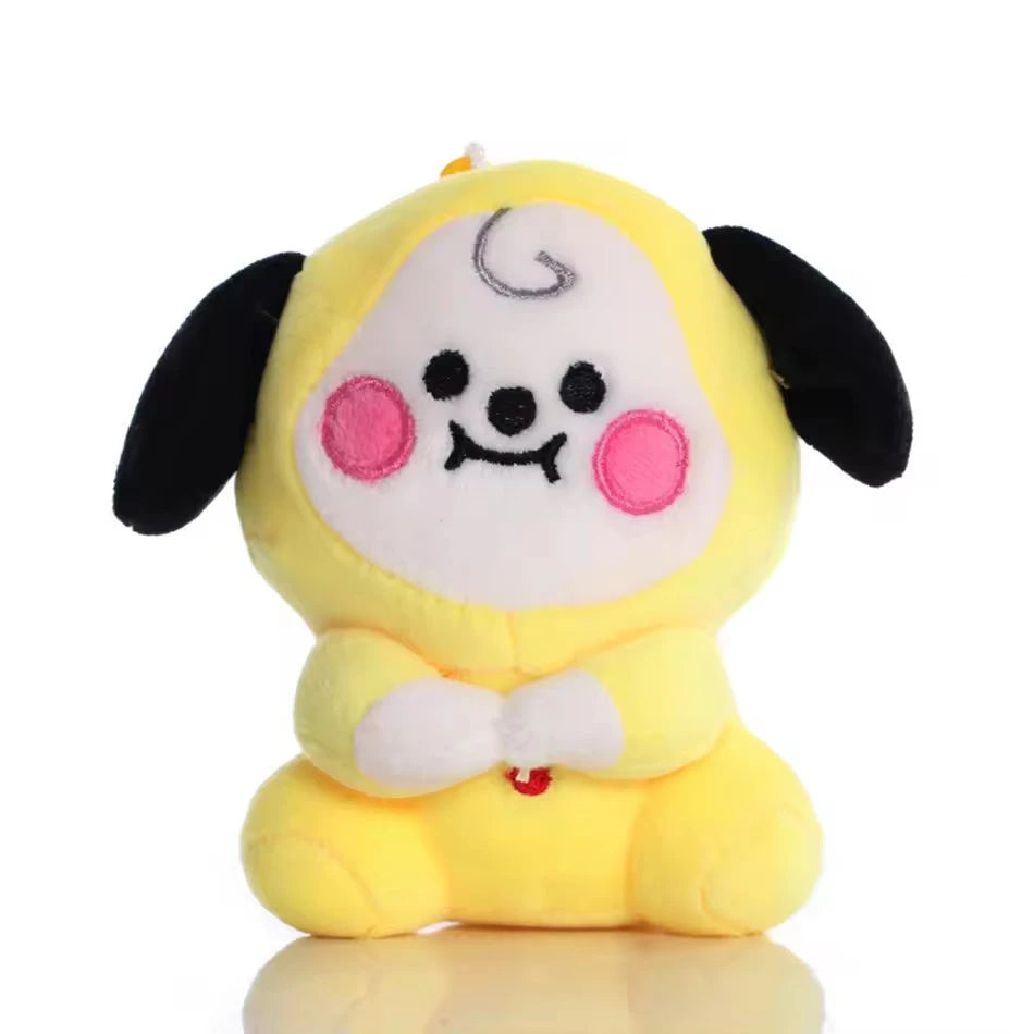 BT21 Cartoon Plush – Chaveiro/Pingente para Mochila, Celular e Escritório