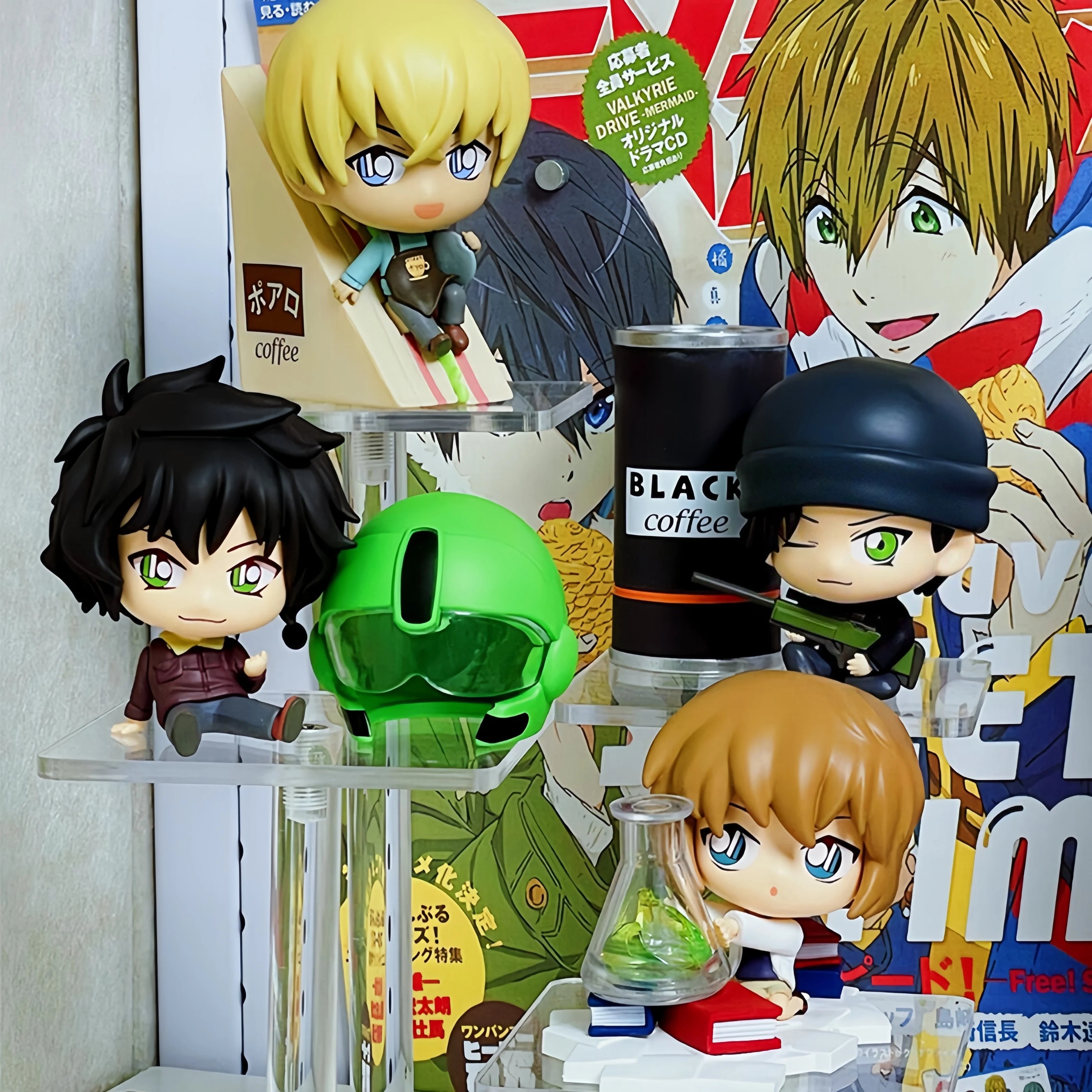 Blind Box Detective Conan – Mini Detective Series com Conan, Akai e Amuro Zero