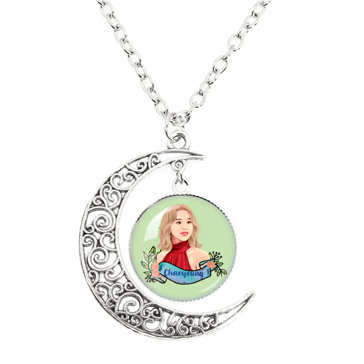 Colar TWICE Candybong Z – Pingente Lua Kawaii  Acessório para Fãs