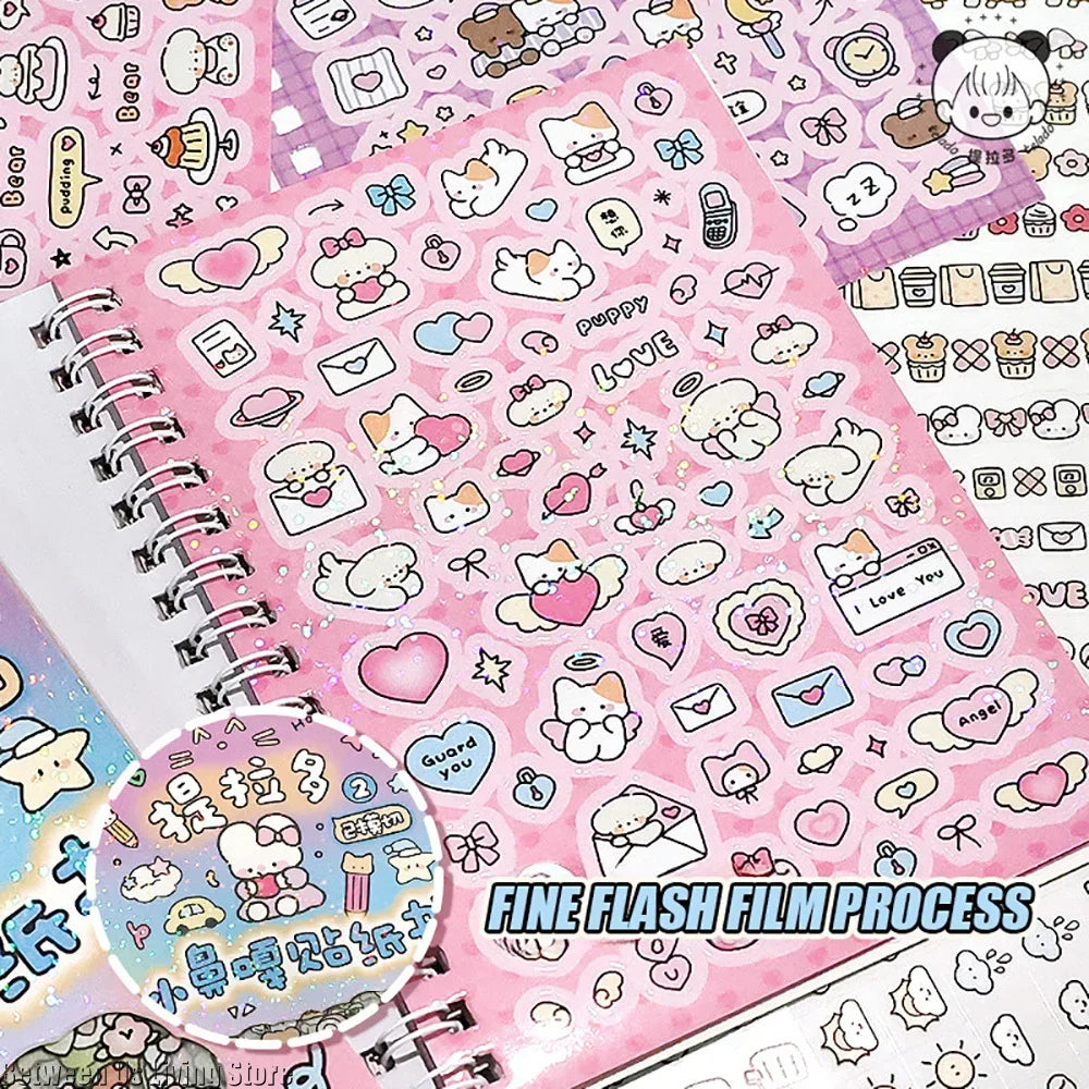 Kpop Washi Sticker Book - Cute DIY Decoration for Journals, Scrapbooking & Stationery