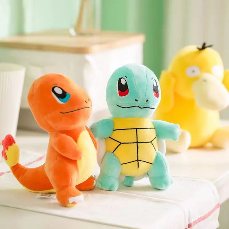 Anime Pokemon Plush Toys Charmander Bulbasaur Squirtle Pikachu Plush  Stuffed Animal Toy Pokemon Doll Kids Gift