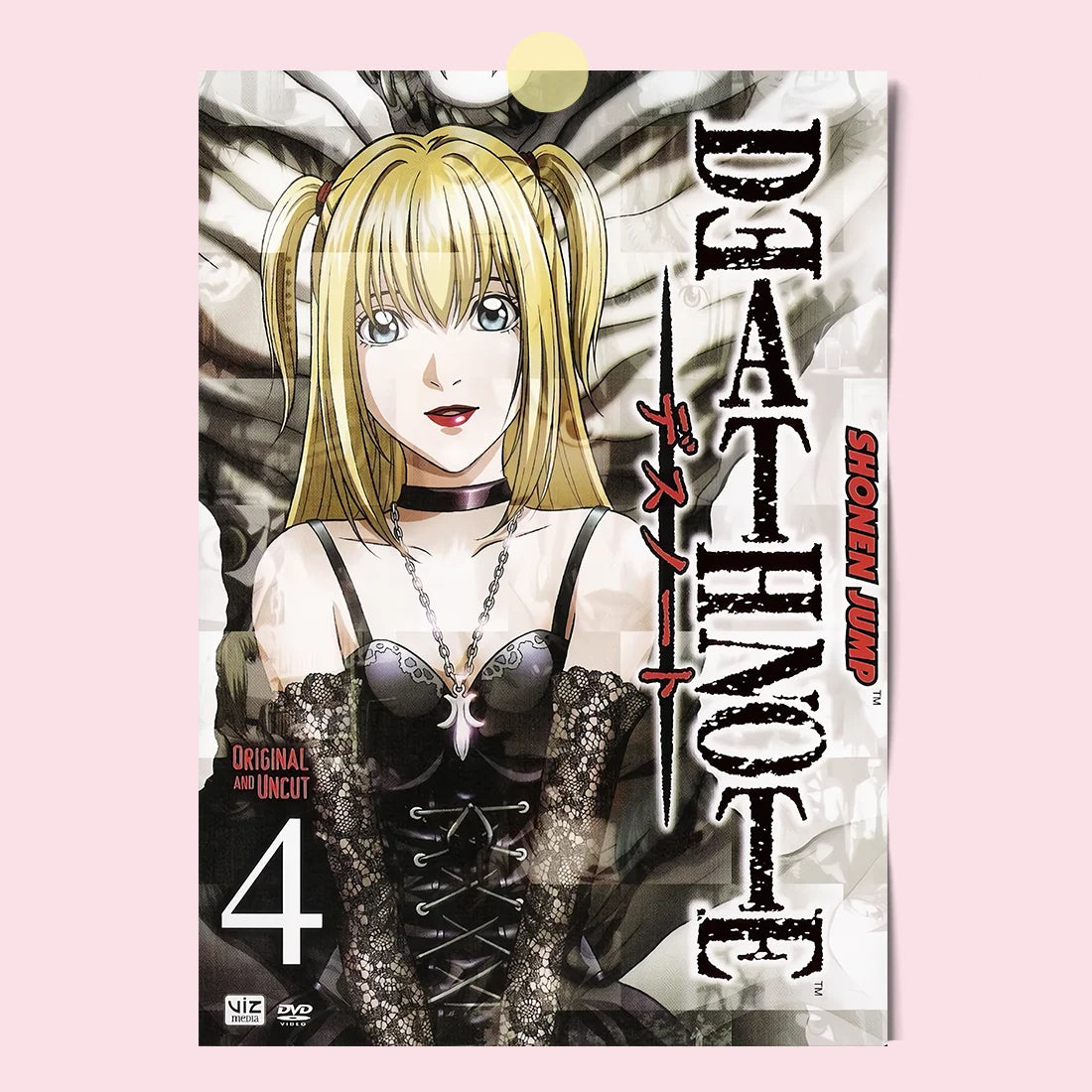 Japanese Comics Death Note Frameless Canvas Painting Poster Light Yagami Comics Peripheral Misa Amane Indoor Room Decoration