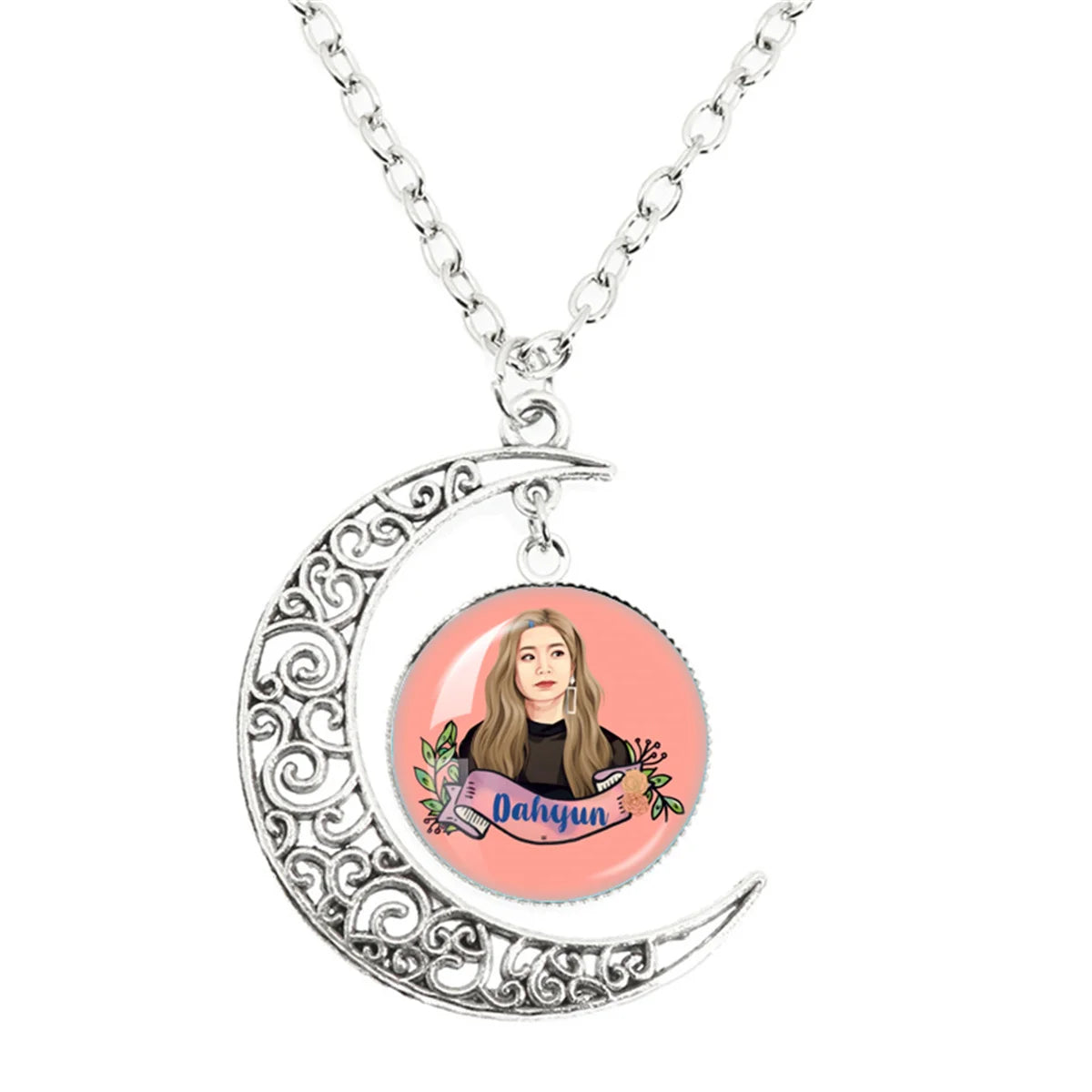 Colar TWICE Candybong Z – Pingente Lua Kawaii  Acessório para Fãs