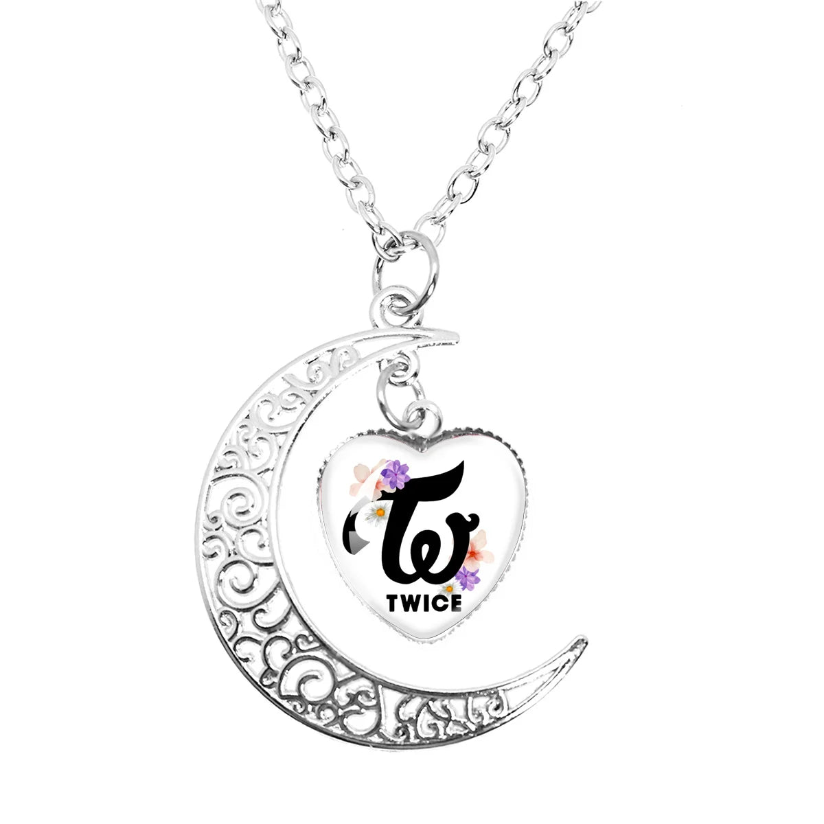 Colar TWICE Candybong Z – Pingente Lua Kawaii  Acessório para Fãs