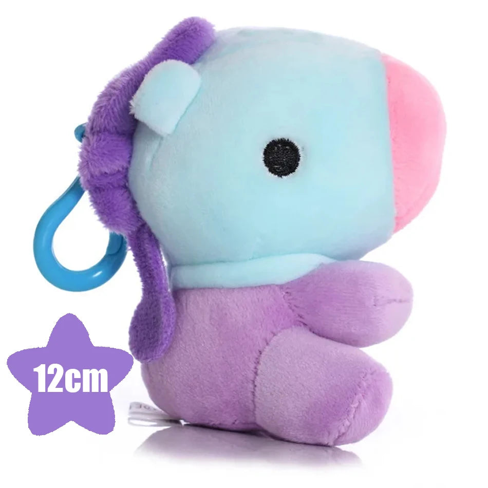 BT21 Cartoon Plush – Chaveiro/Pingente para Mochila, Celular e Escritório