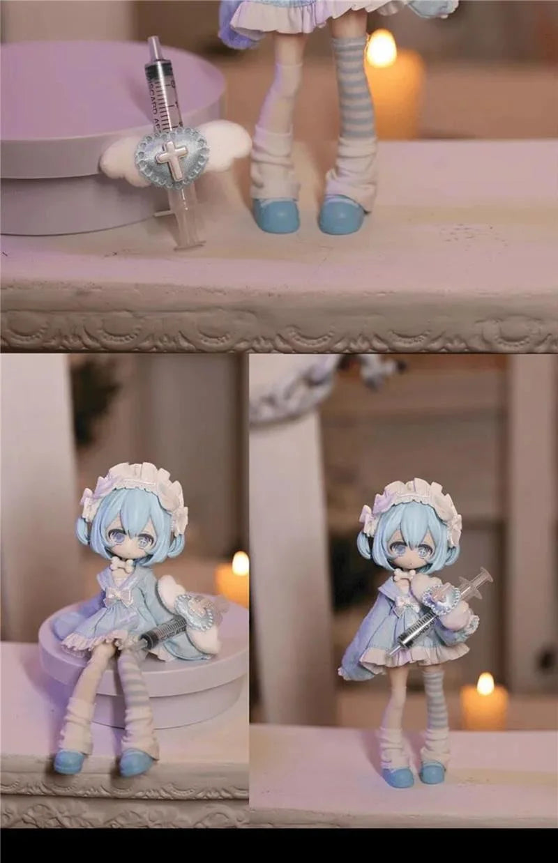 Crazy Pretty BJD Blind Box – Mini Boneca Articulada para Desktop Decor