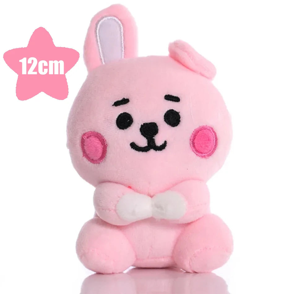 BT21 Cartoon Plush – Chaveiro/Pingente para Mochila, Celular e Escritório
