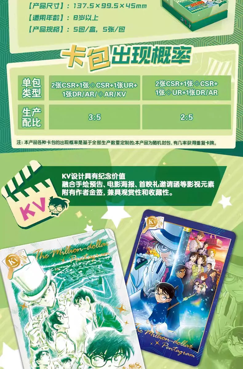 Card Colecionável Detective Conan – Série Exploration Tour  Edição Avançada