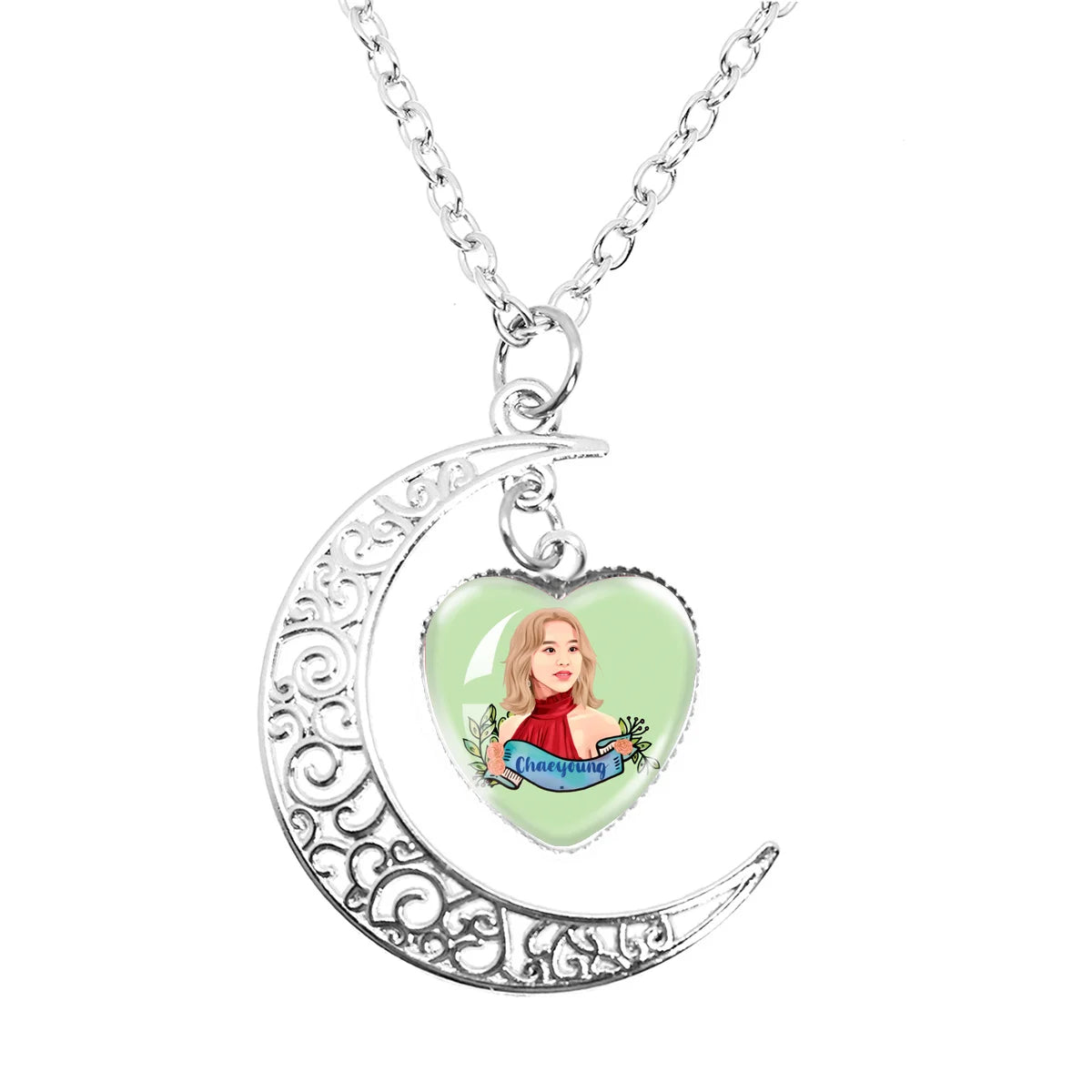 Colar TWICE Candybong Z – Pingente Lua Kawaii  Acessório para Fãs