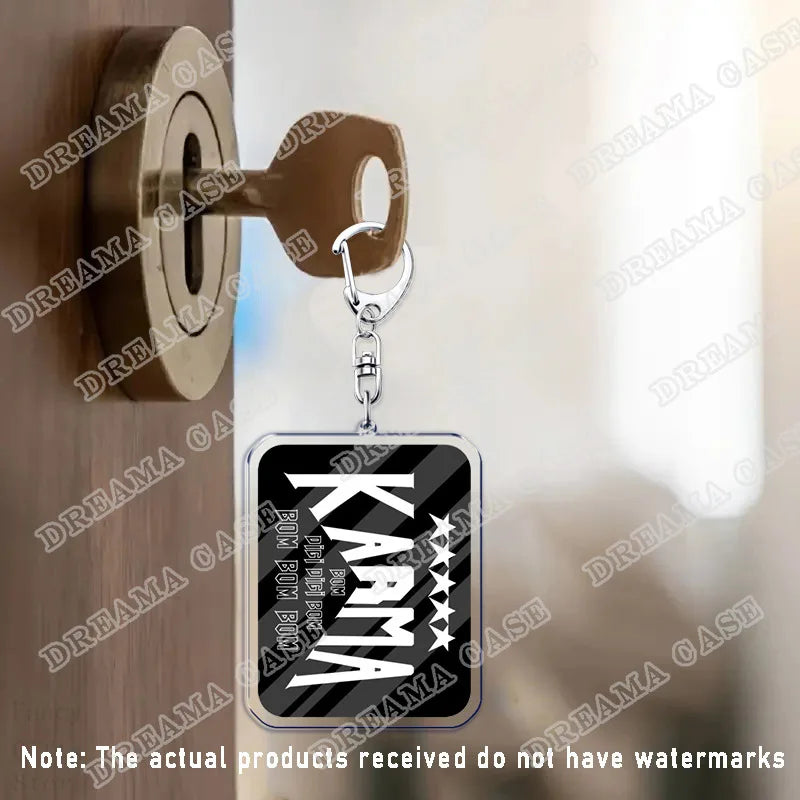 KPOP Keychain Accessories Bag Charms Game Keychains Keyrings Jewelry K-POP Fans Freinds Gift