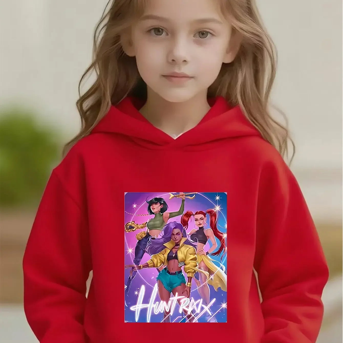 K-Pop Korean Group Logo Hoodie Sweatshirt - Pink Winter Warm Korean Pop ï¼ŒCute K-Drama Inspired Jacket 3+ Years