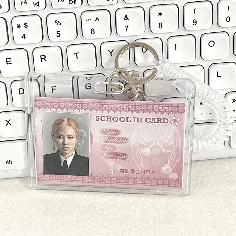 3 Inch K-Pop Idol Photo Protector Credit Id Bank Card Photo Display Holder Transparent Acrylic K-Pop Photocard Holder Sleeves