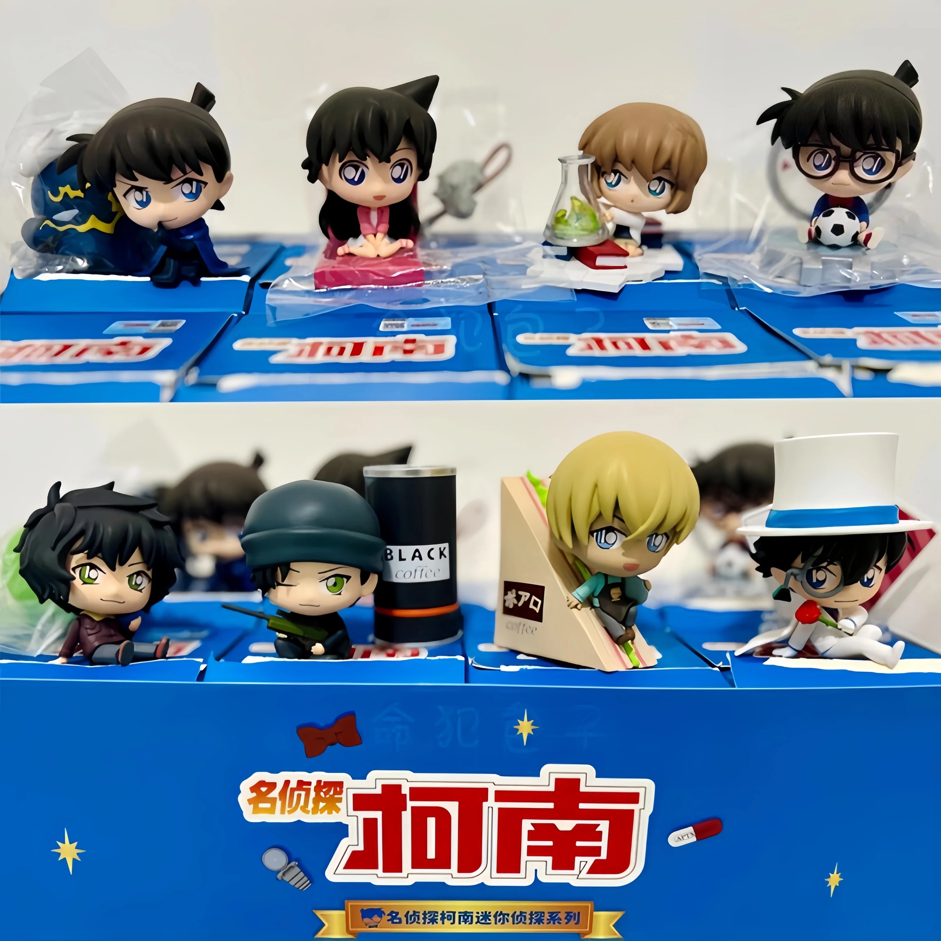 Blind Box Detective Conan – Mini Detective Series com Conan, Akai e Amuro Zero