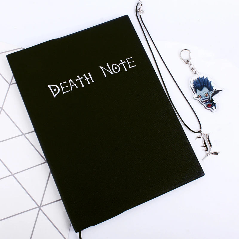 New Japanese Animation Simulation Boutique Feather Death Notebook DEATHNOTE Yagami Moon Ryuk Pendant Children's Surprise Toys