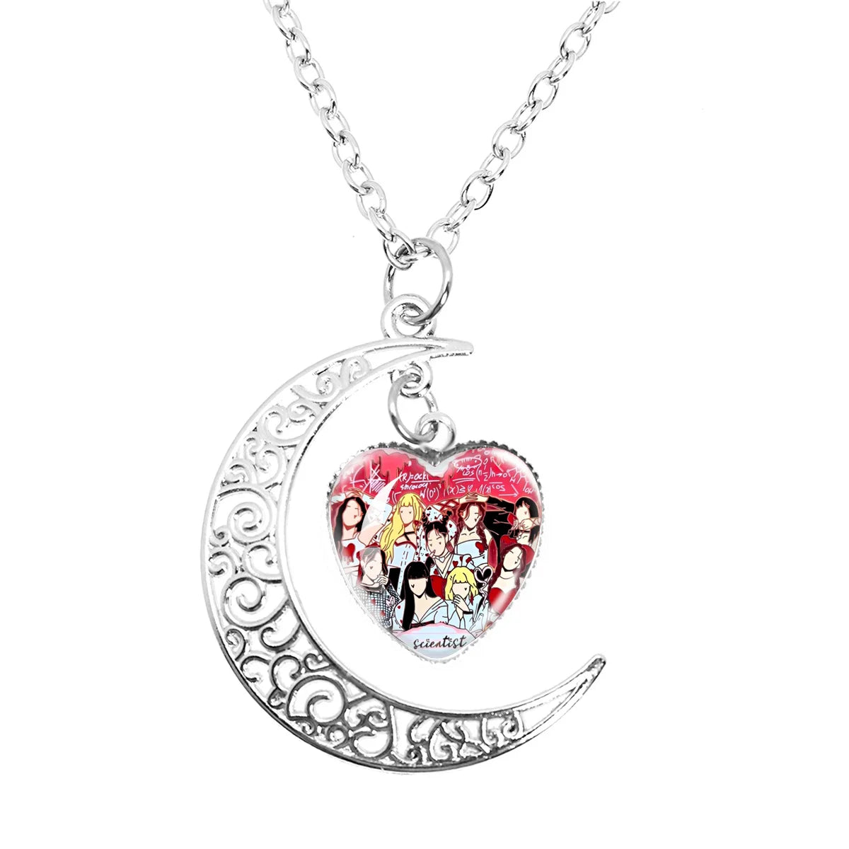 Colar TWICE Candybong Z – Pingente Lua Kawaii  Acessório para Fãs