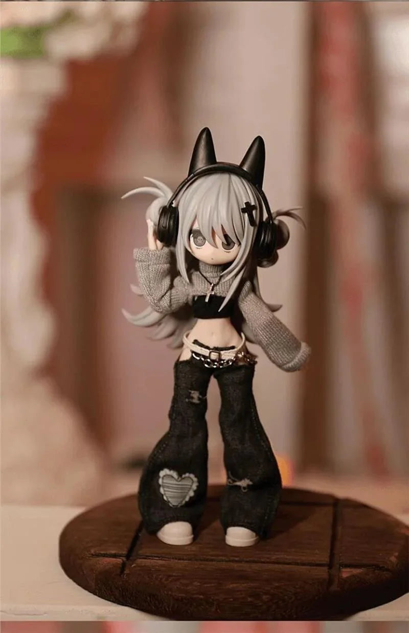 Crazy Pretty BJD Blind Box – Mini Boneca Articulada para Desktop Decor