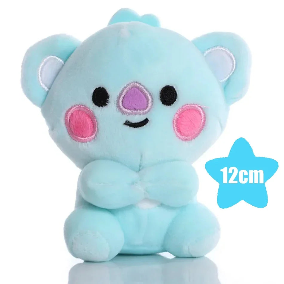 BT21 Cartoon Plush – Chaveiro/Pingente para Mochila, Celular e Escritório
