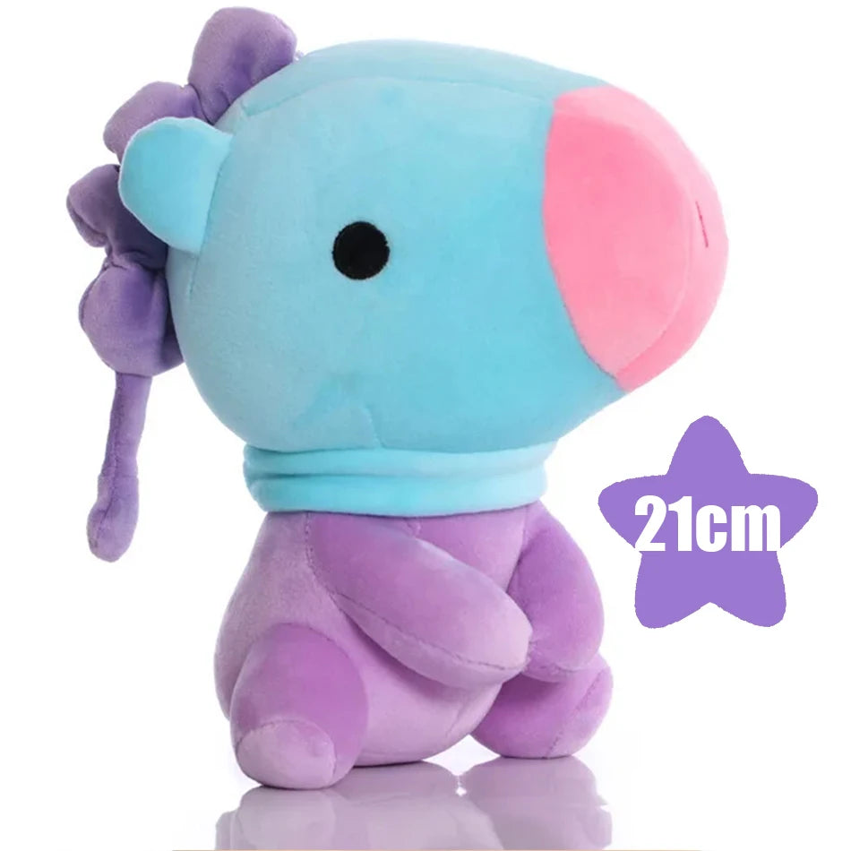 BT21 Cartoon Plush – Chaveiro/Pingente para Mochila, Celular e Escritório
