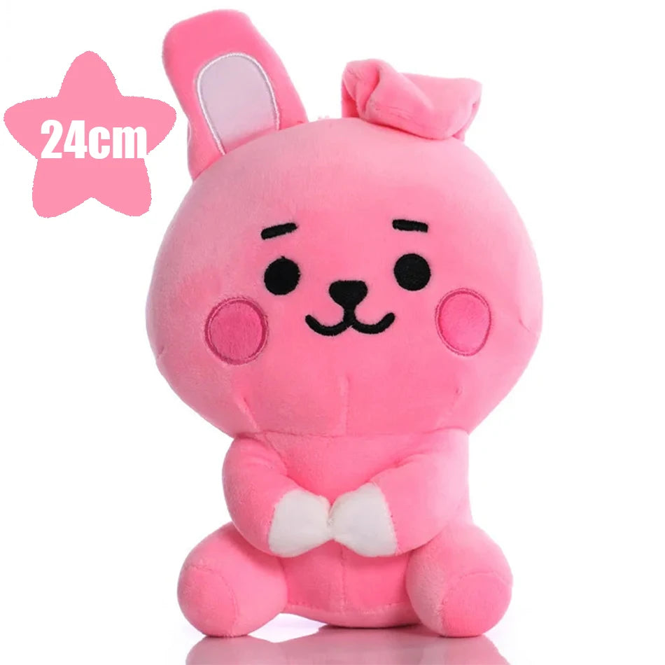 BT21 Cartoon Plush – Chaveiro/Pingente para Mochila, Celular e Escritório
