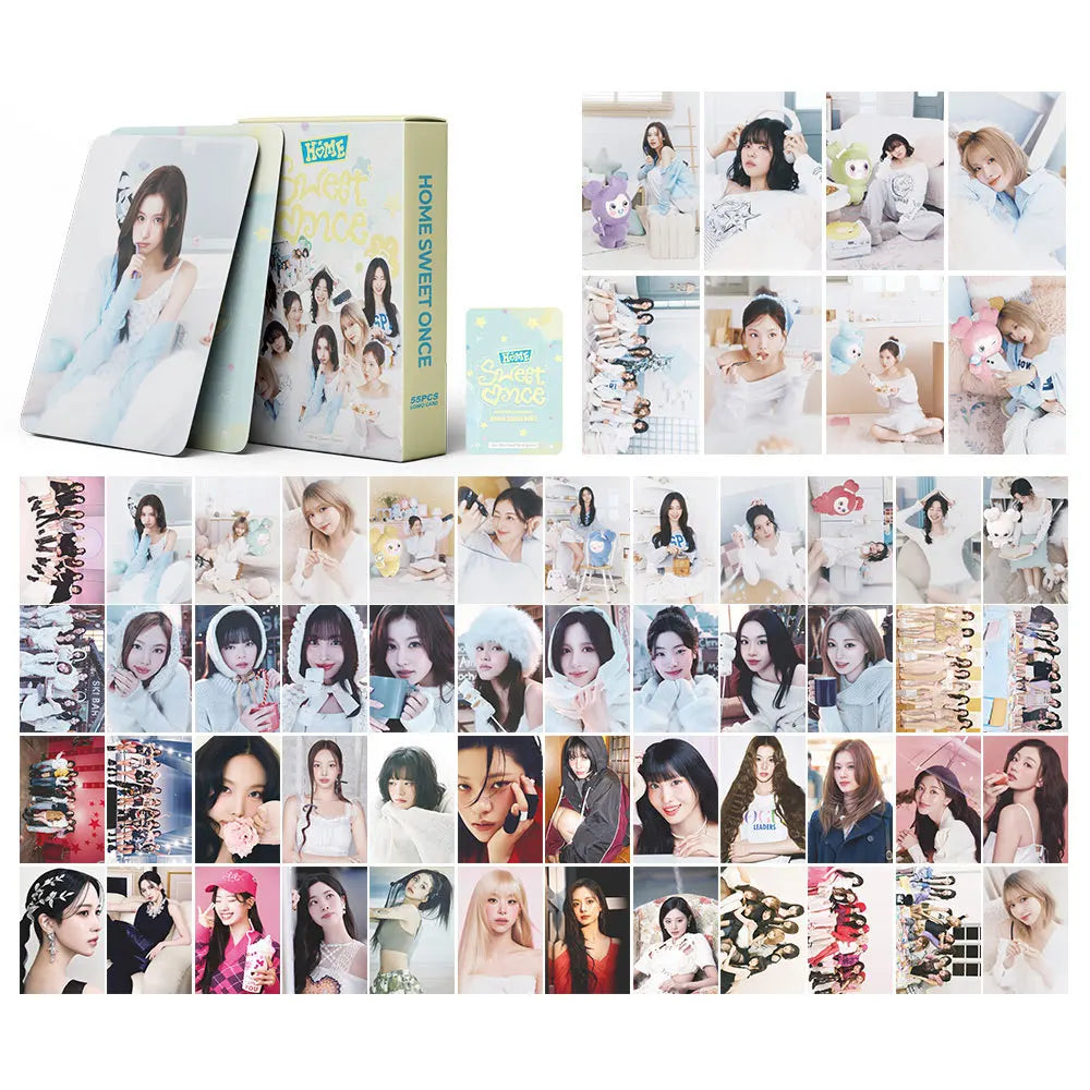 Kit 55 Cards K‑pop Girl Groups – Photocards, Postcards e LOMO para Coleção