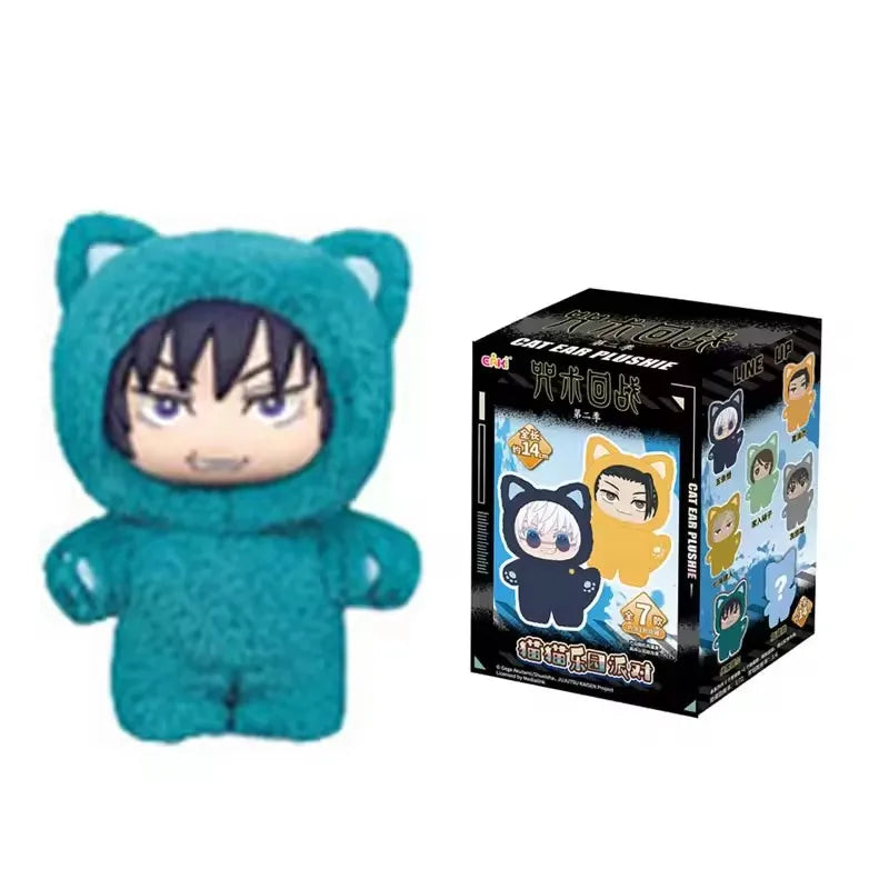 Eaki Jujutsu Kaisen S2 – Gojo Cat Park Party Plush Pendant  Coleção Anime