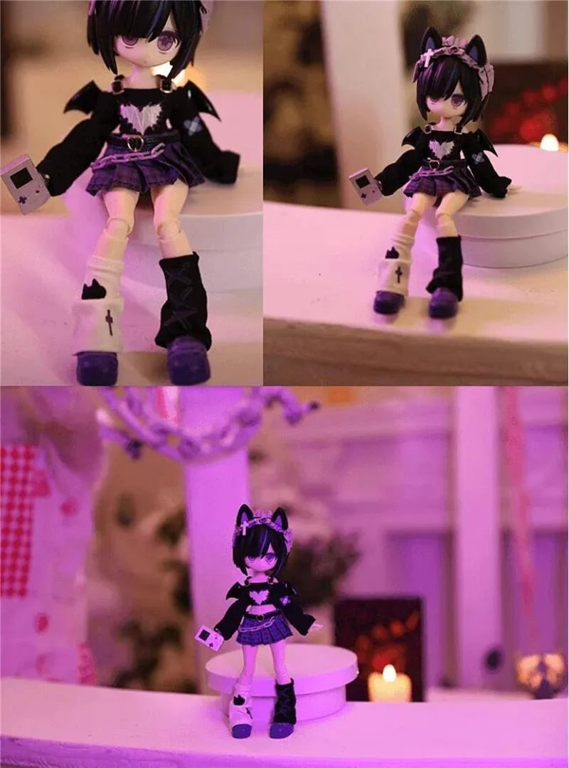 Crazy Pretty BJD Blind Box – Mini Boneca Articulada para Desktop Decor