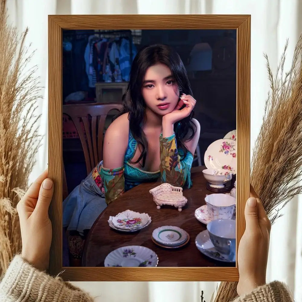 Pop Kpop Groups K_KatseyeS Magazines Poster Decorative Wall Art Stickers Mural Photo Print for Home Living Room Hallway Decor