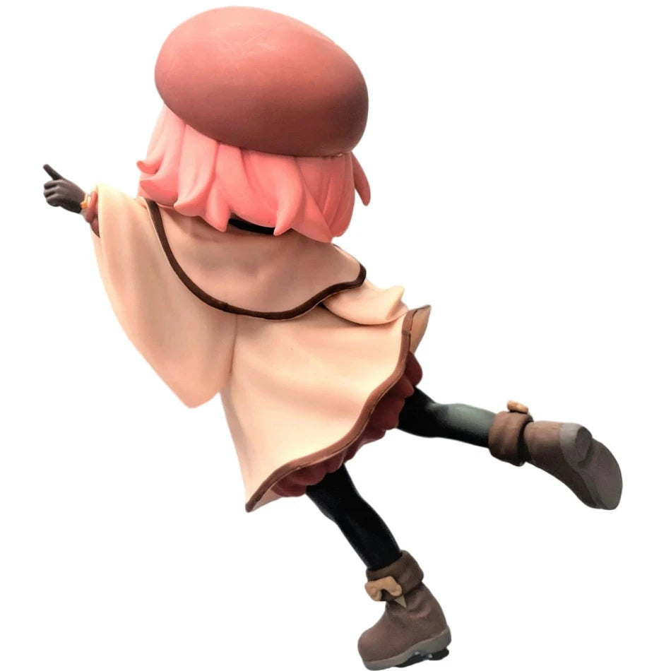 New  Anime Spy X Family CODE:White 14cm Toy PVC Anya Winter Clothing Detective Image Desktop Decorations Cute Gifts for Kids