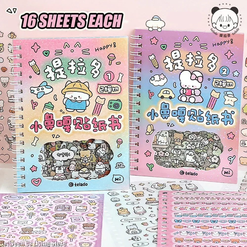 Kpop Washi Sticker Book - Cute DIY Decoration for Journals, Scrapbooking & Stationery