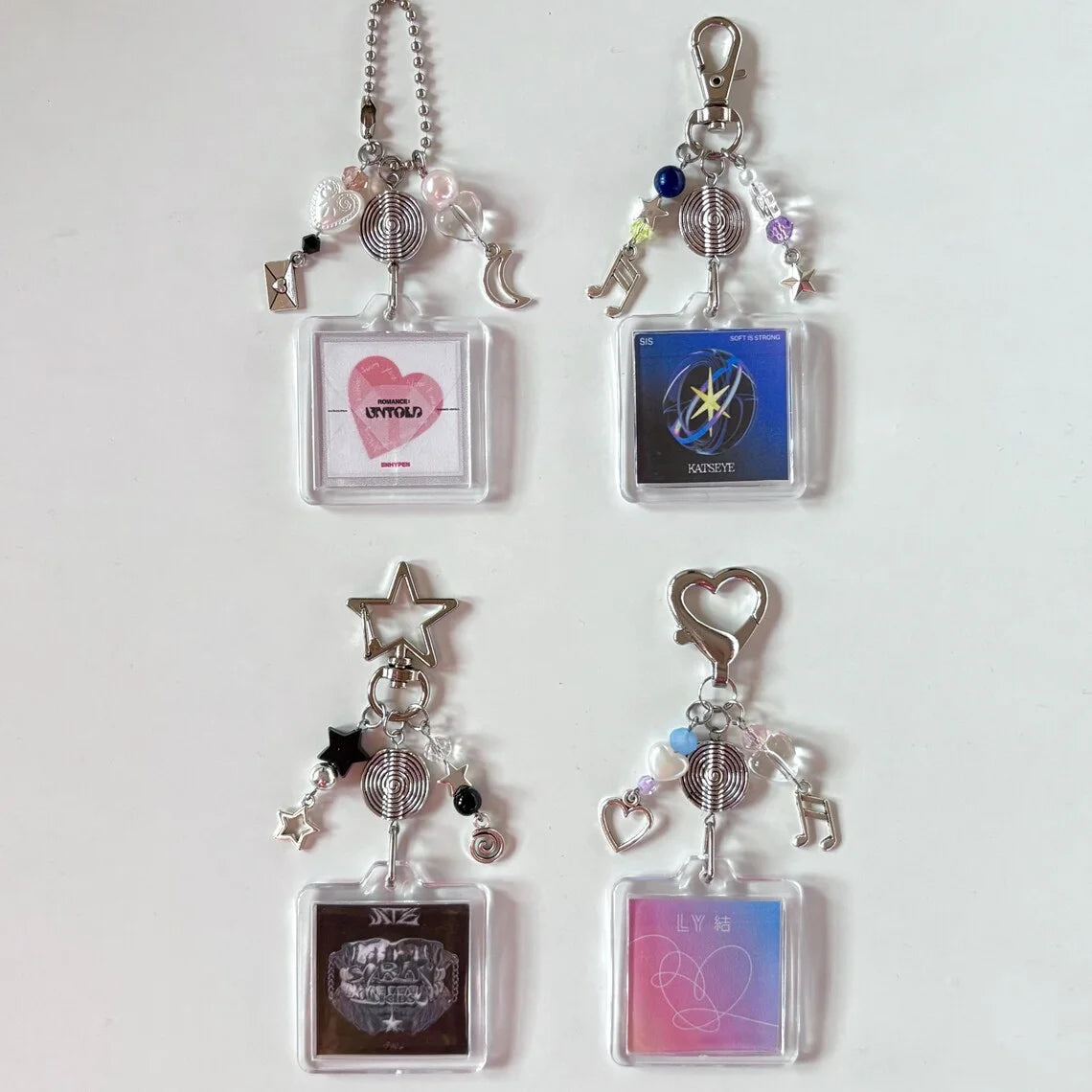 K-POP album keychain, concert accessories, fan gifts