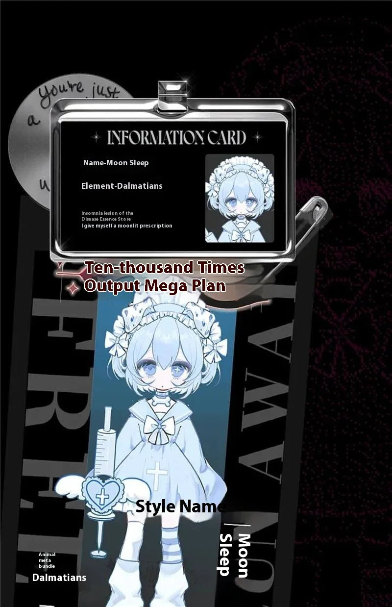 Crazy Pretty BJD Blind Box – Mini Boneca Articulada para Desktop Decor