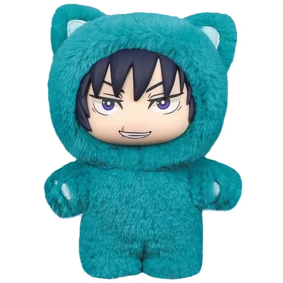 Eaki Jujutsu Kaisen S2 – Gojo Cat Park Party Plush Pendant  Coleção Anime