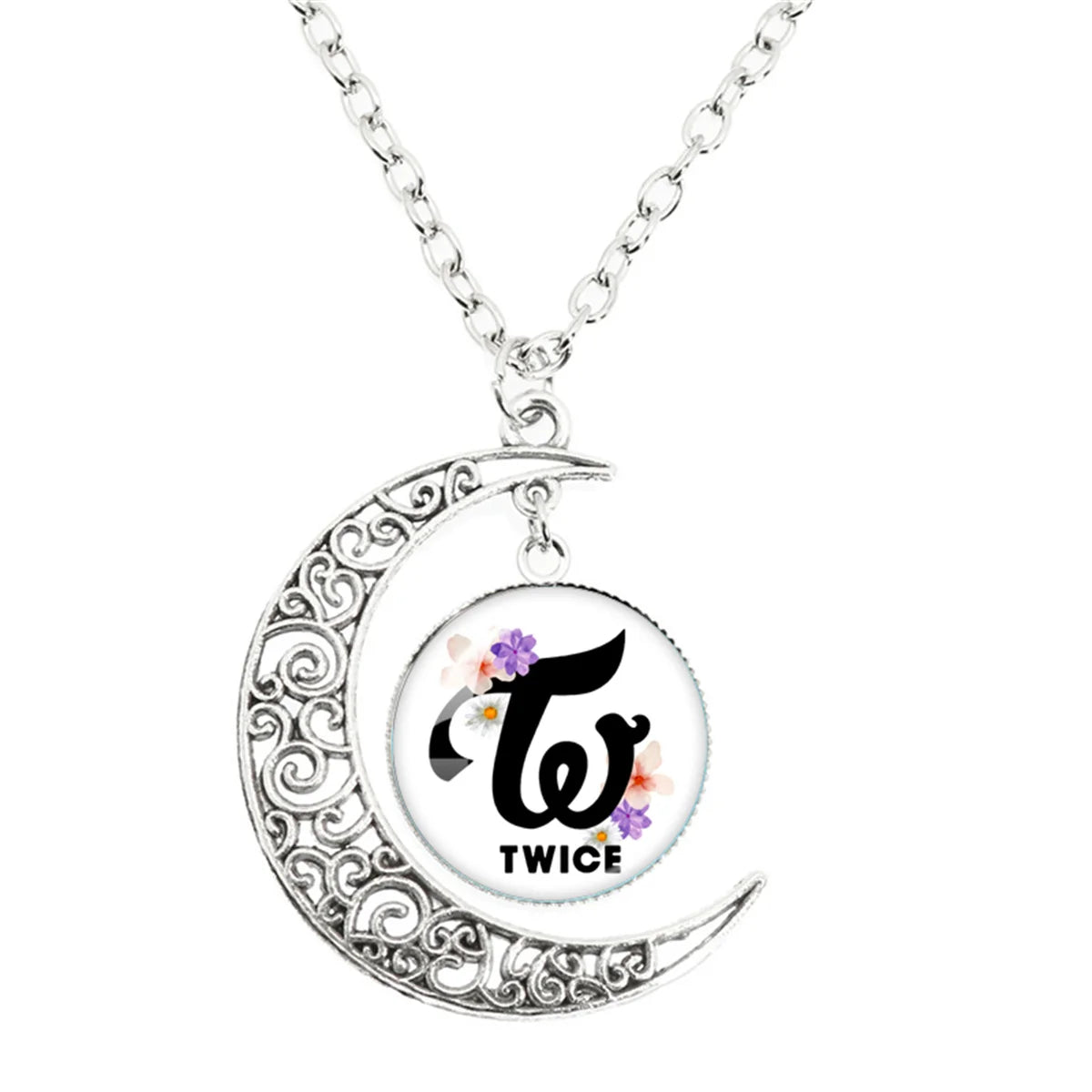 Colar TWICE Candybong Z – Pingente Lua Kawaii  Acessório para Fãs