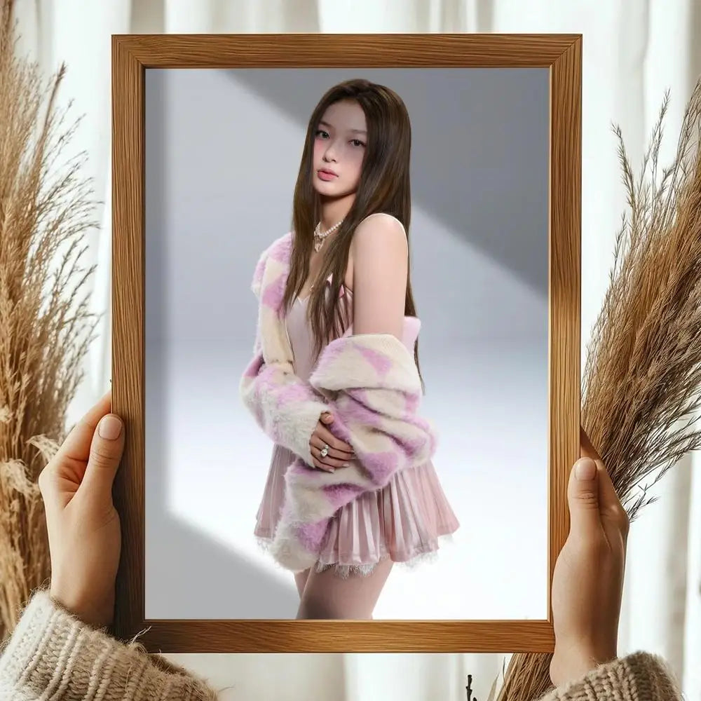 Pop Kpop Groups K_KatseyeS Magazines Poster Decorative Wall Art Stickers Mural Photo Print for Home Living Room Hallway Decor