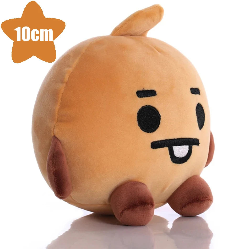 BT21 Cartoon Plush – Chaveiro/Pingente para Mochila, Celular e Escritório
