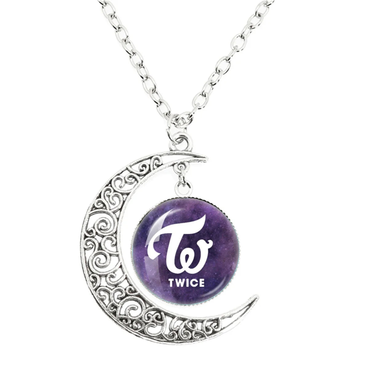 Colar TWICE Candybong Z – Pingente Lua Kawaii  Acessório para Fãs