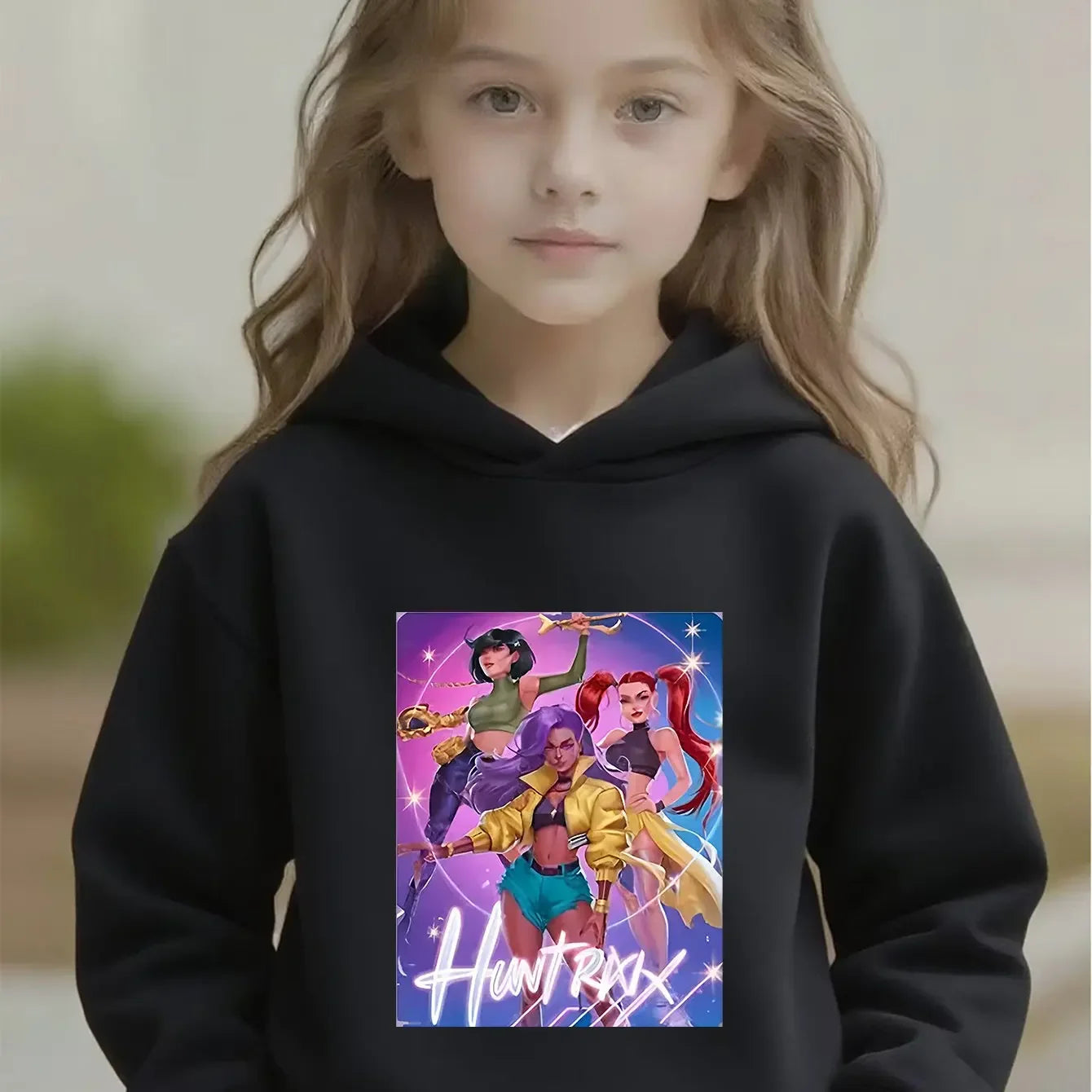 K-Pop Korean Group Logo Hoodie Sweatshirt - Pink Winter Warm Korean Pop ï¼ŒCute K-Drama Inspired Jacket 3+ Years