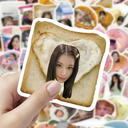 58pcs K‑pop Idol Stickers – Adesivos Cute à Prova d’Água para Celular e Cadernos