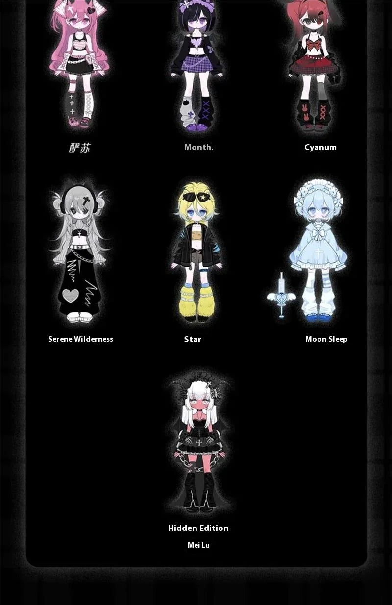 Crazy Pretty BJD Blind Box – Mini Boneca Articulada para Desktop Decor