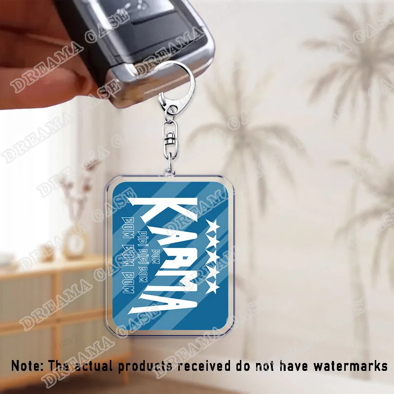 KPOP Keychain Accessories Bag Charms Game Keychains Keyrings Jewelry K-POP Fans Freinds Gift