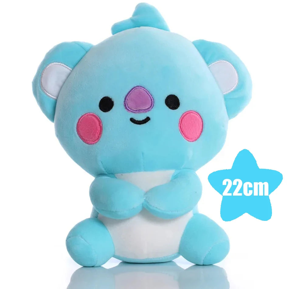 BT21 Cartoon Plush – Chaveiro/Pingente para Mochila, Celular e Escritório
