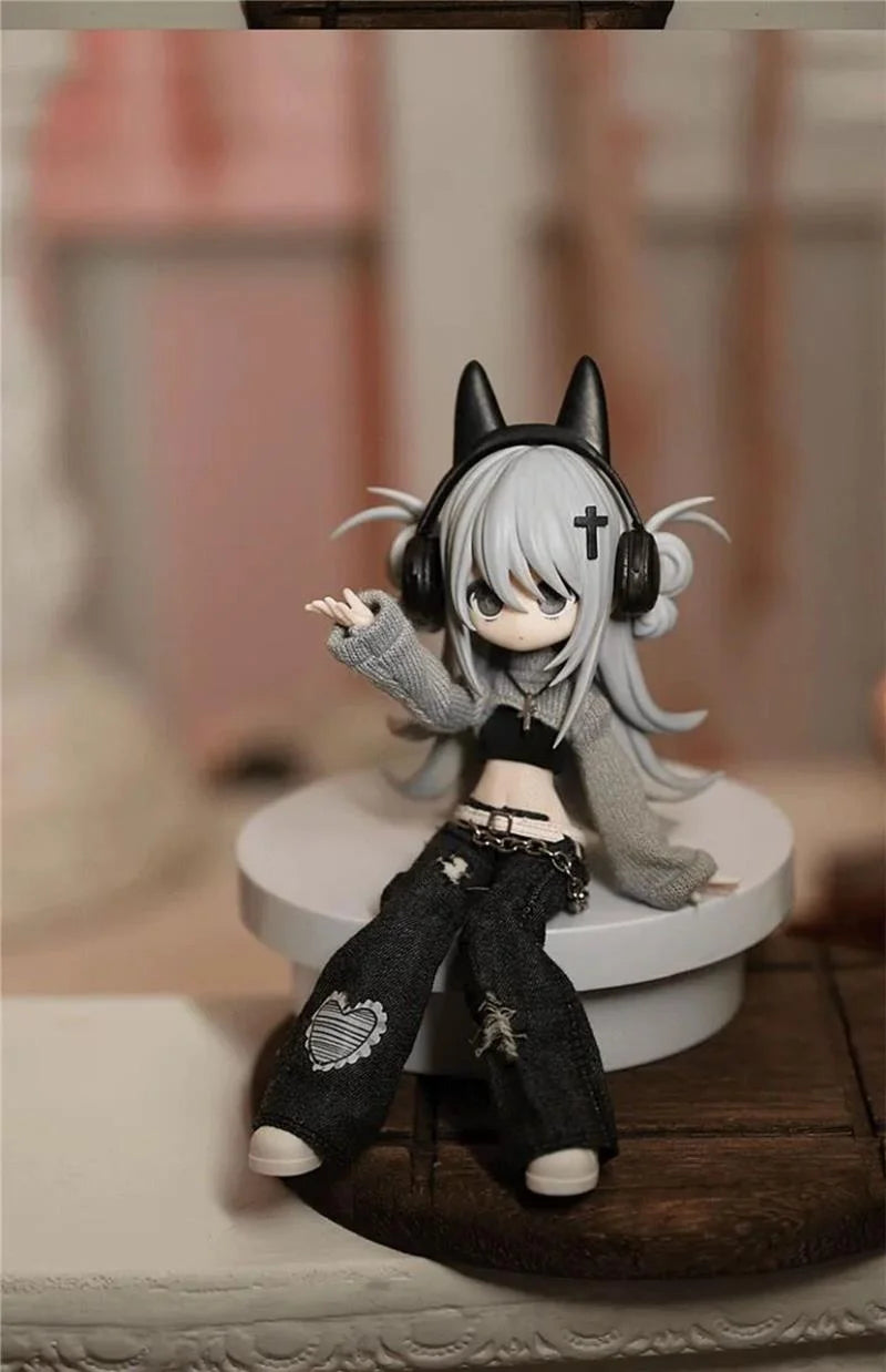 Crazy Pretty BJD Blind Box – Mini Boneca Articulada para Desktop Decor