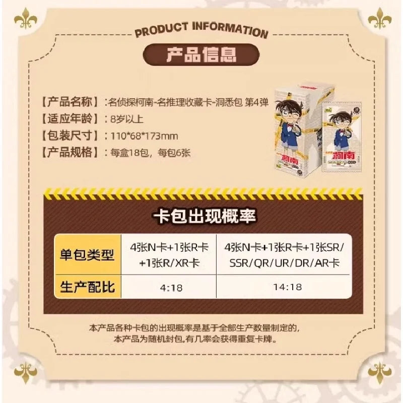 Card Colecionável Detective Conan – Série Exploration Tour  Edição Avançada