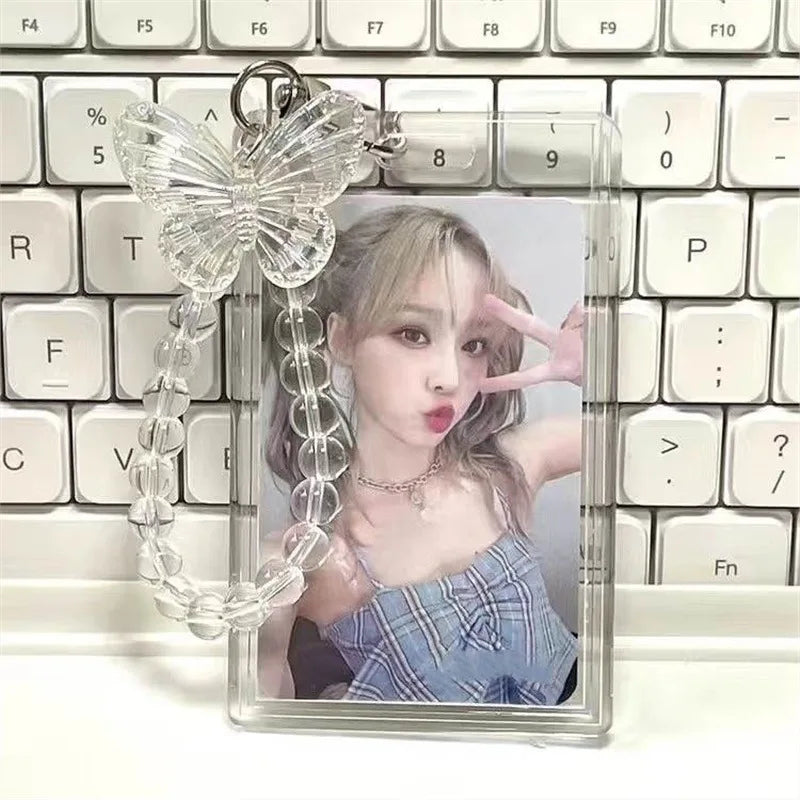 3 Inch K-Pop Idol Photo Protector Credit Id Bank Card Photo Display Holder Transparent Acrylic K-Pop Photocard Holder Sleeves