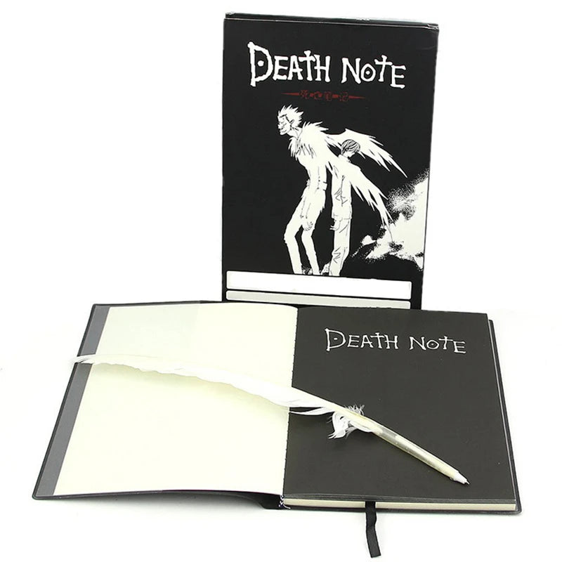 New Japanese Animation Simulation Boutique Feather Death Notebook DEATHNOTE Yagami Moon Ryuk Pendant Children's Surprise Toys