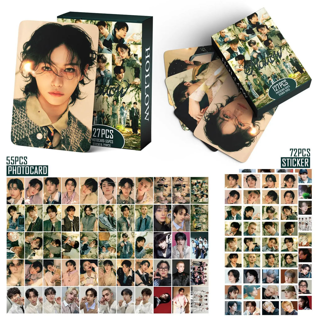 127pcs New Album KARMA HOP Photo Card Photocards Stickers Kpop Merch Lomo Cards Set Fans Collection Cards Gift